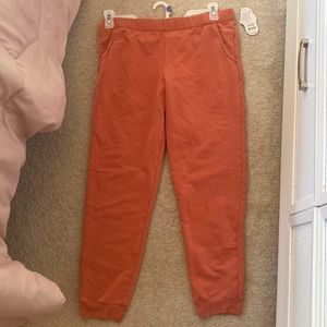 Orange girls sweatpants
